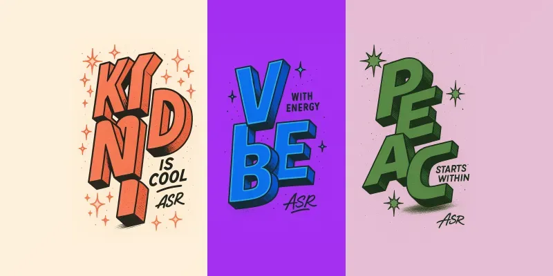 Stylized Typography Letter Art  generated by undefined