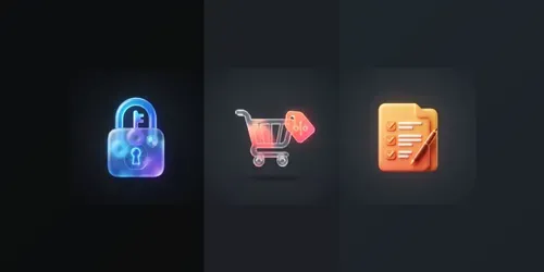 3D UI Mobile App Icons generated by gemini-image