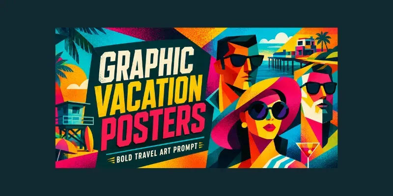 Graphic City Vacation Posters generated by undefined