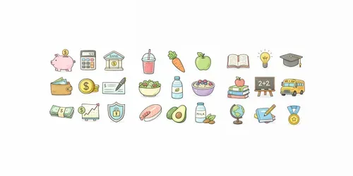 Cute Minimal Doodle Icons generated by chatgpt-image