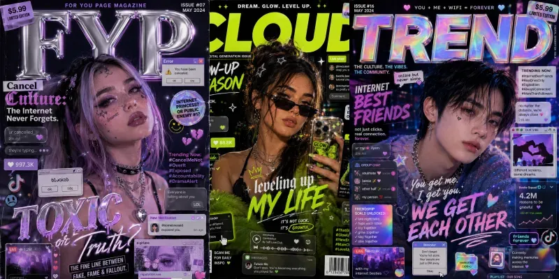 Gen Z Magazine Cover Generator generated by undefined