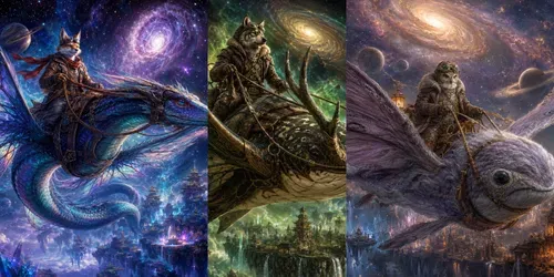Cosmic Voyager Beast Pilots generated by chatgpt-image
