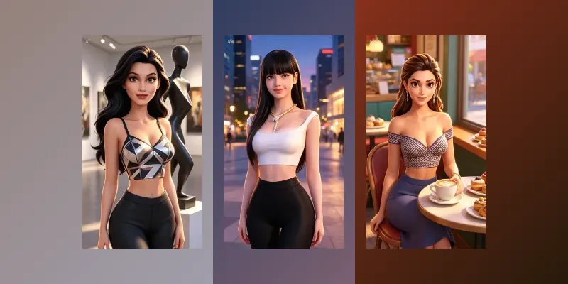 Convert Your Photos To 3D Pixarstyles generated by undefined