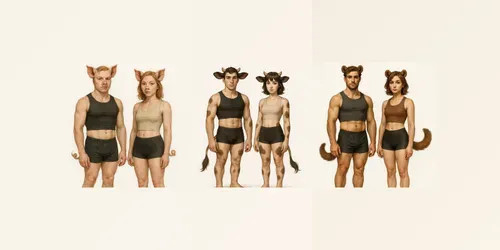 Semihuman Character Pairs generated by chatgpt-image