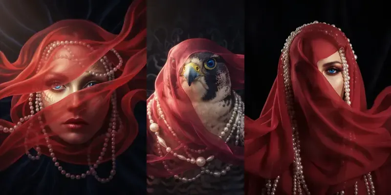 Crimson Pearl Dreams generated by undefined