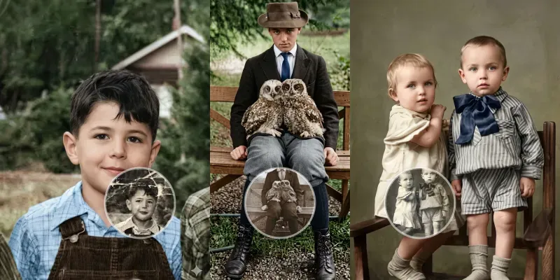 8K Realistic Photo Restore Colorizes generated by undefined