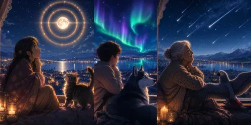 Moonlit Window Wonders generated by chatgpt-image