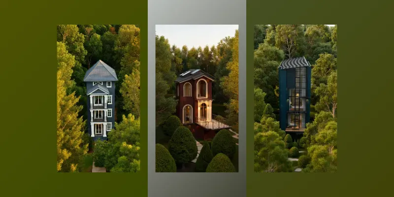 Dark Luxury Modern Villas Cinematic generated by undefined