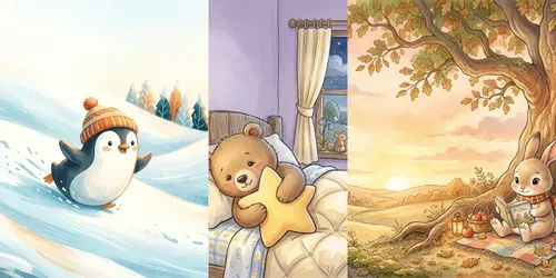 Childrens Storybook Illustration Studios generated by gemini-image