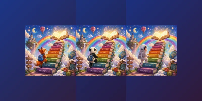 Rainbow Book Journeys generated by undefined