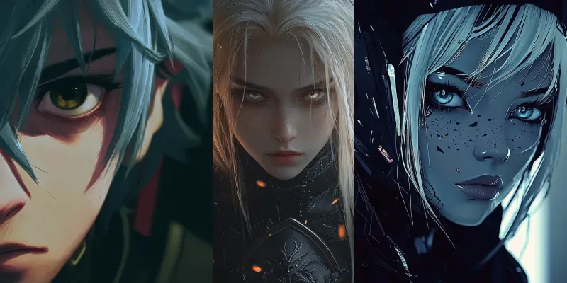 Anime Cinematic Character Portraits generated by undefined