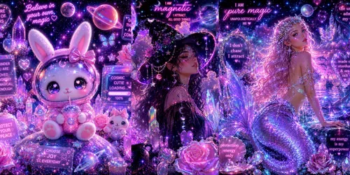 Magic Neon Aesthetic Packs generated by chatgpt-image