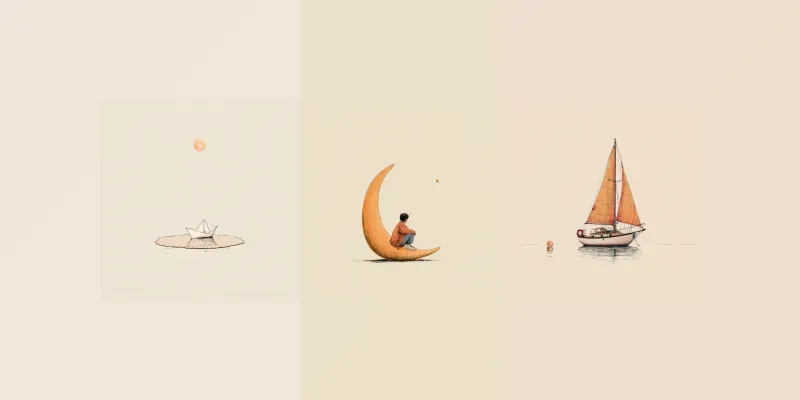 Minimal Poetic Illustrations generated by undefined