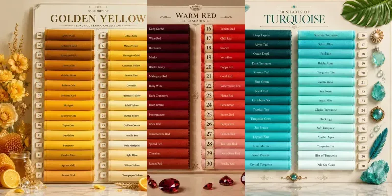 30 Shade Luxury Color Charts generated by undefined