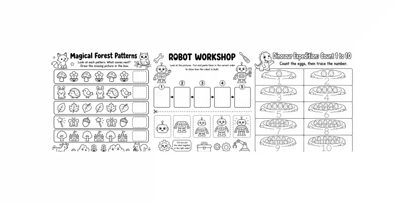 Smart Preschool Worksheets generated by undefined