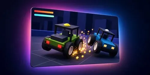 3D Car Crash Derby Game Builder generated by claude-agent