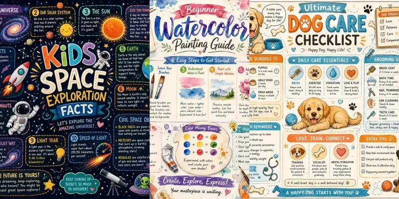 Creative Infographic Posters generated by undefined
