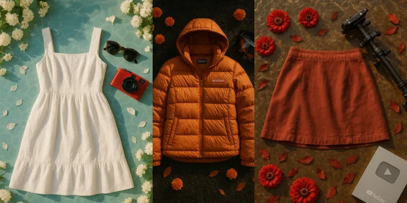 realistic Clothes Mockups generated by undefined