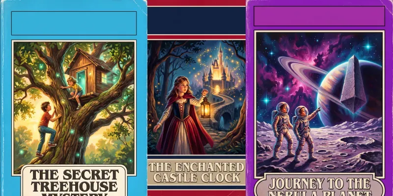 80s Choose Your Own Adventures generated by undefined