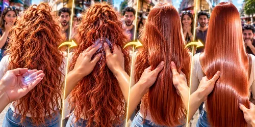 Viral Hair Gel Transformations generated by grok-video