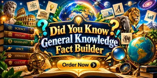 Did You Know General Knowledge Fact Kit generated by chatgpt-skill