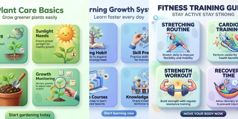 Modern 4 Step Infographics generated by undefined
