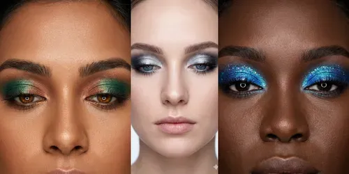 Symmetrical 8k Eyeshadow Makeups generated by gemini-image
