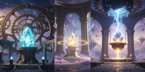 Divine Weapon Forges generated by veo