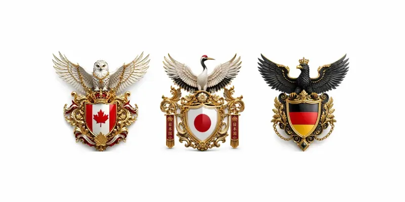 Luxury National Crest Creators generated by undefined