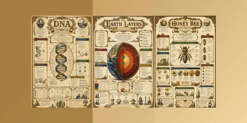 Victorian Educational Infographics generated by undefined