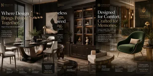Furniture Ad Poster Creators generated by chatgpt-image