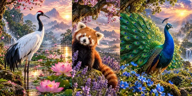 Mystical Wildlife Dreamscapes
