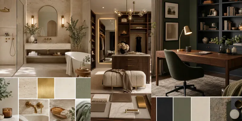 Interior Design Moodboard Photo Builders generated by undefined