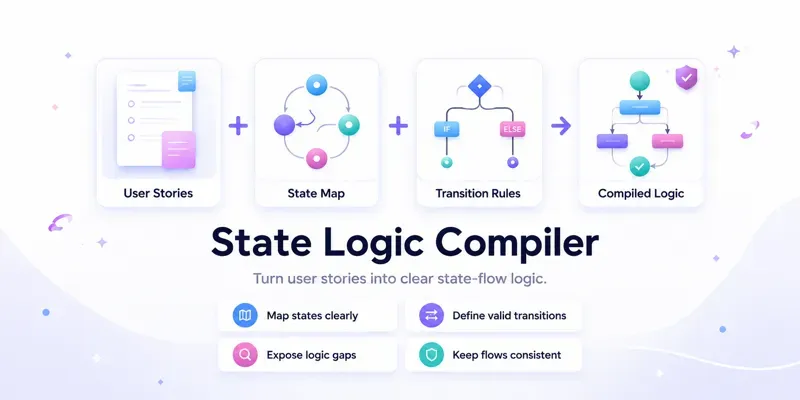 User Story State Logic Compiler generated by undefined