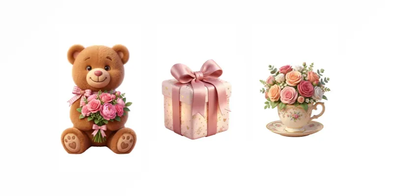 3D Pixar Mothers Day Clipart Pods