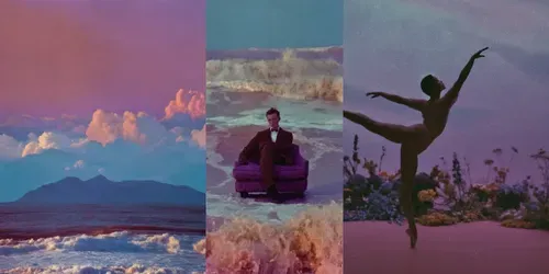 Soft Pastel Minimalist Analog Photos generated by midjourney