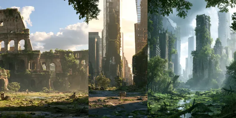 Abandoned Cities Art Generator generated by undefined