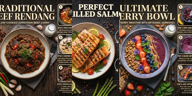 Culinary Recipe Infographic Creators generated by undefined