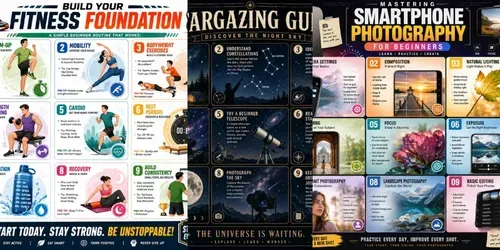 Beginner Guide Infographics generated by chatgpt-image