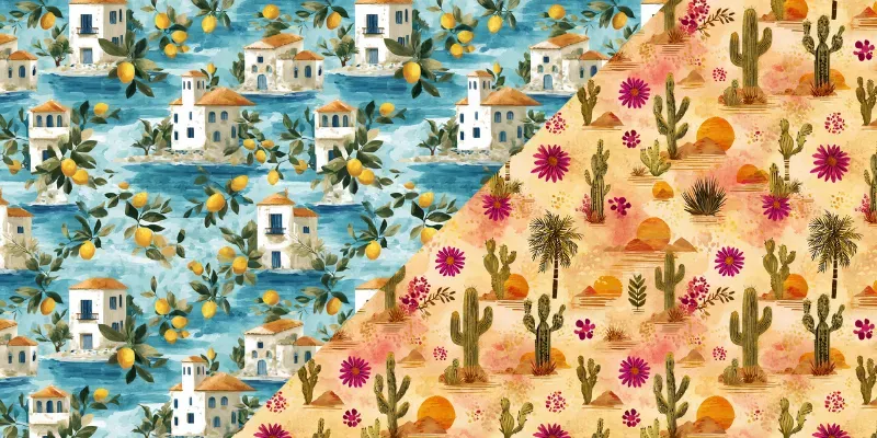 Watercolor Seamless Patterns generated by undefined