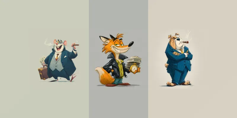 Greedy Animal Tycoons Comic Sets generated by undefined