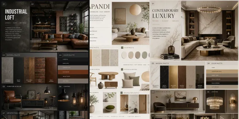 Interior Design Moodboard Generator generated by undefined
