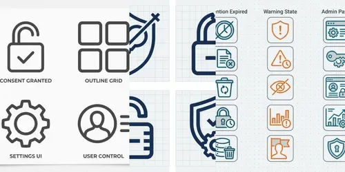 Privacy Status Icons generated by gemini-image