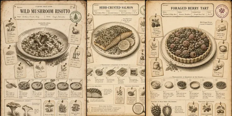 Botanical Recipe Infographic Generator generated by undefined
