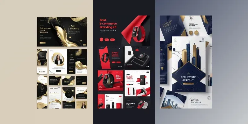 Brand Design Logo Premium Landing Pages generated by undefined
