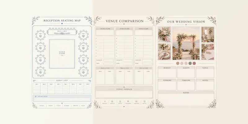 Wedding Planning Journal Templates