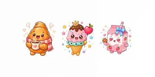 Kawaii Food Mascot Generator generated by chatgpt-image