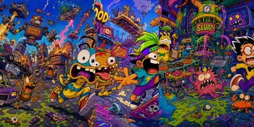 Infinite 90s Cartoon Generator generated by chatgpt-image