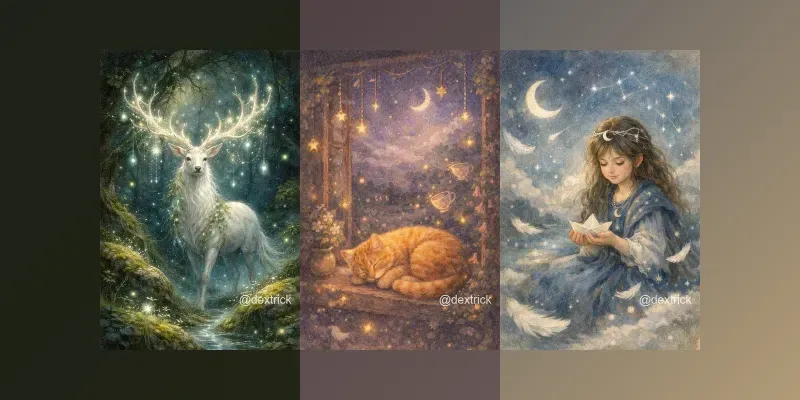Whimsical Dream Illustrations generated by undefined