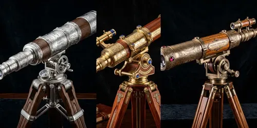Luxury Antique Telescope Creators generated by imagen